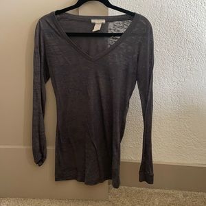 Light grey see through shirt